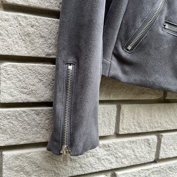 VICI Jacket Faux Suede Cropped Moto Style Sz S - Picture 6 of 11